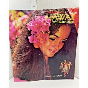 1974 The Real Hawaii With Mackenzie Tours Packages Vintage Travel Photo Booklet